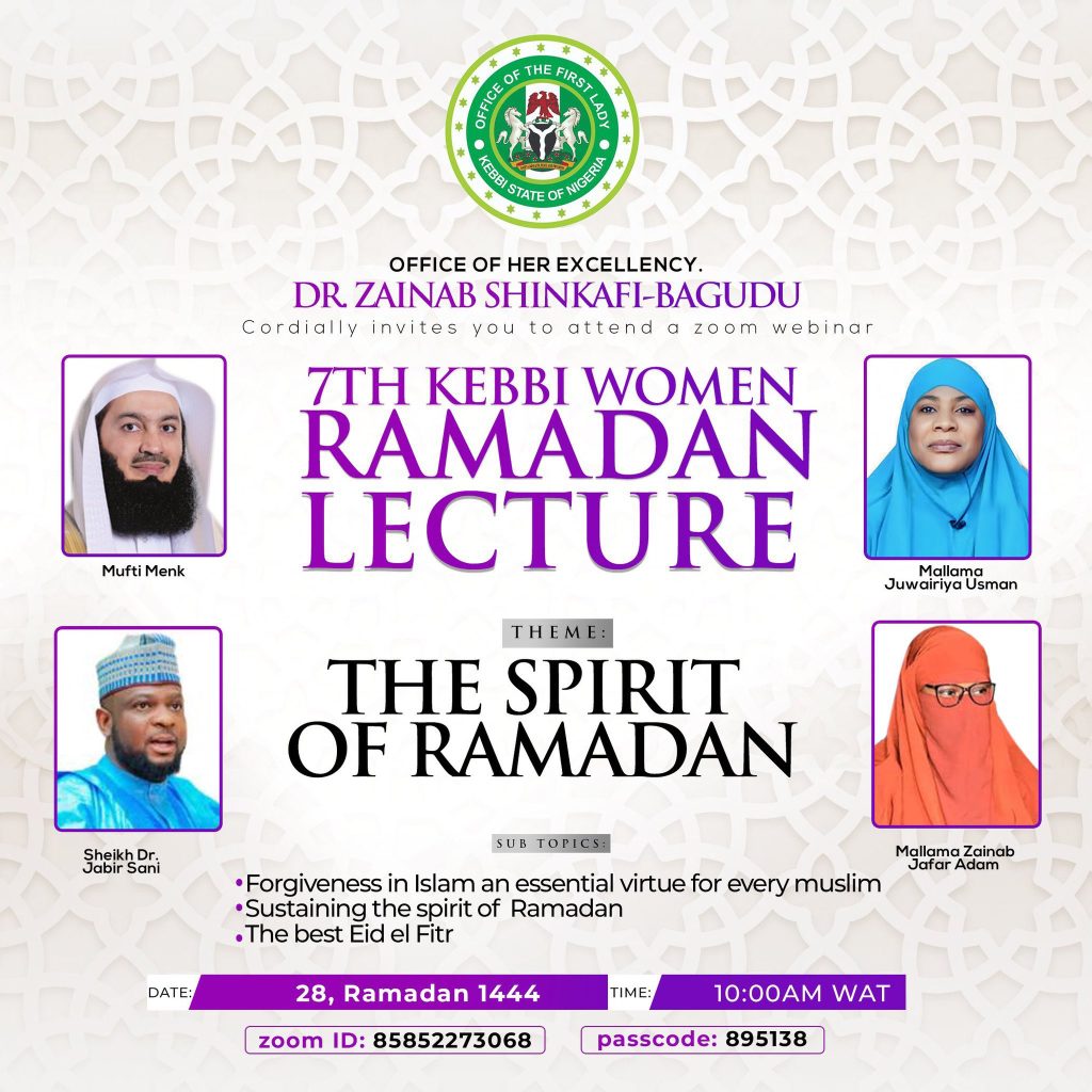 7th Kebbi women lecture hosted by Dr. Zainab Shinkafi Bagudu 