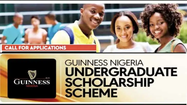 Guinness Nigeria Undergraduate Scholarship Program for Nigerian students 2023