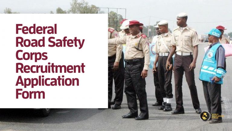 Federal Road Safety Corps (FRSC Recruitment Portal 2023)