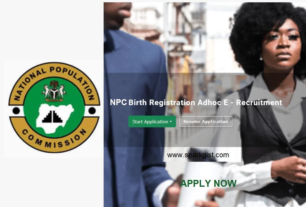 New link for NPC Birth Registration Adhoc E-Recruitment