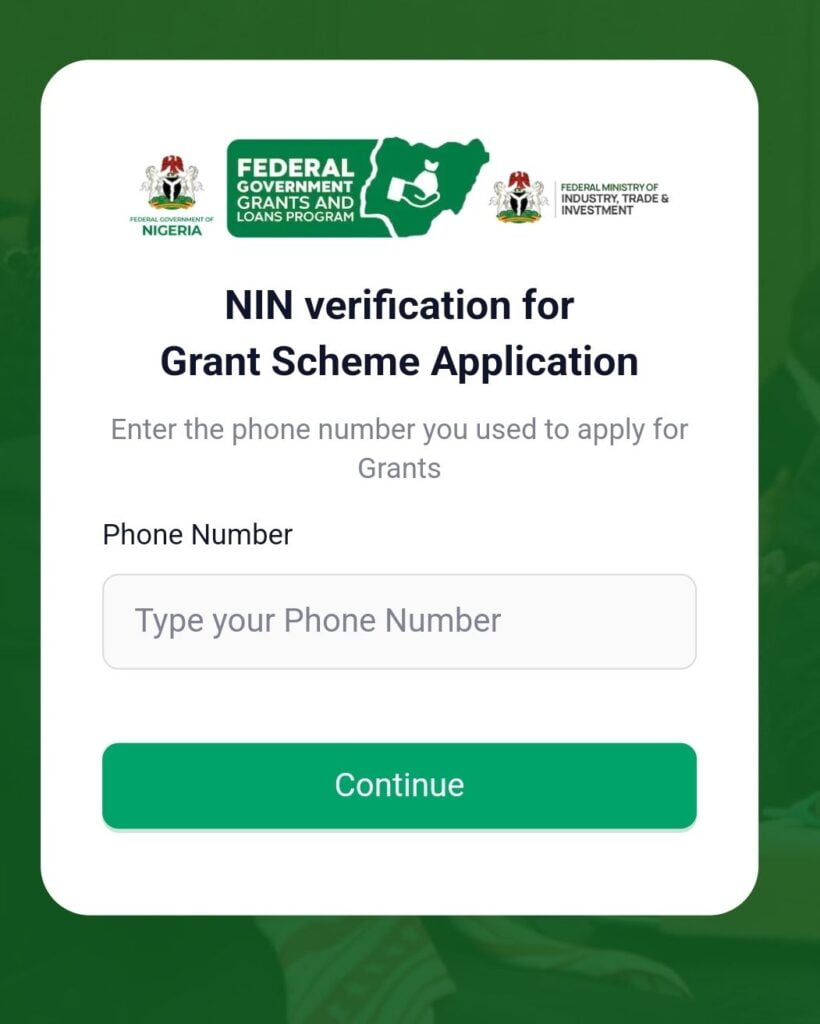 fg n50,000 grant nin update portal