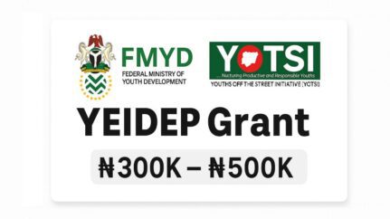 BREAKING: FG Announces New Date to Begin YEIDEP Training for Beneficiaries