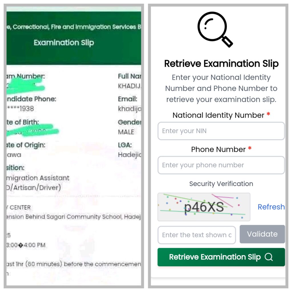 Step-by-step guide to retrieve CDFIPB exam slip 2025